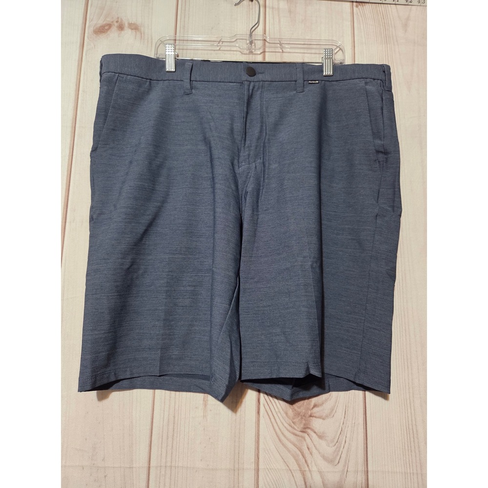 Hurley Nike Dri-FIT Mens Hybrid Walk Shorts Blue Heathered Stretch‎ Size 38